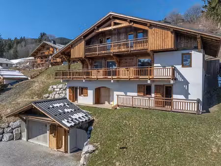 chalet neuf - 5 chambres - vues mont-blanc