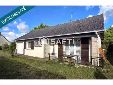 maison individuelle de plain pied - garage - jardin