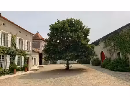 a vendre maison de maître du 18e siècle rénovée  à 15 min. d'angoulême.