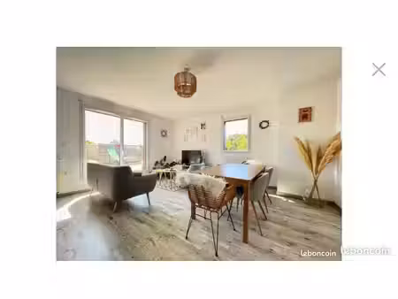 appartement t3 meublé avec terrasse et parking