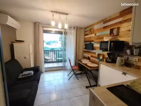 studio novembre à juin meublé canet résidence sécurisé parking