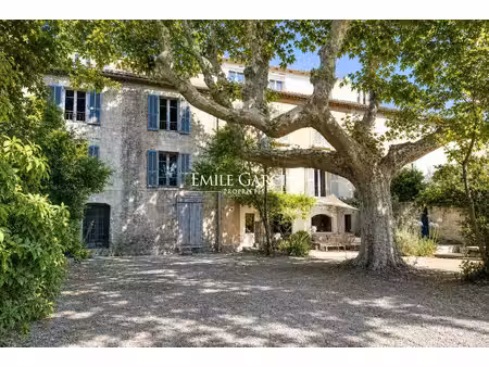 à vendre - villeneuve-lès-avignon - demeure d'exception 500 m² - jardin paysager 900 m² -.