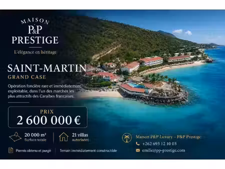 opération foncière – 21 villas autorisées