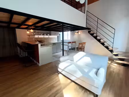 magnifique t1 duplex meublé croix rousse