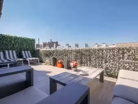 rare – vue tour eiffel & arc de triomphe  terrasses plein ciel - sud