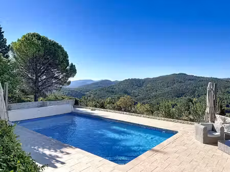 lodeve – villa avec vue panoramique sur la campagne et le lac du salagou