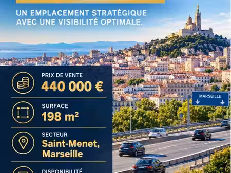 murs commerciaux marseille proche autoroute