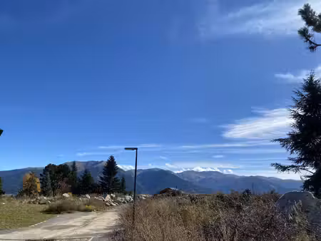 font-romeu - vente terrain de 680 m2 pour construction chalet fustes