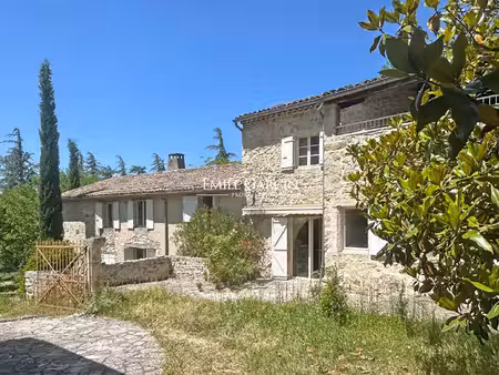 a vendre  drôme provençale  authentique ferme du xviiième à rénover avec 2 hectares