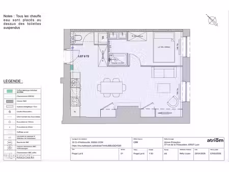 appartement 2 pièces 39 m²