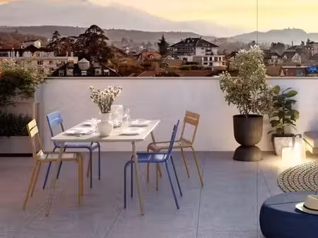 à thonon-les-bains  appartement t3 avec grand balcon