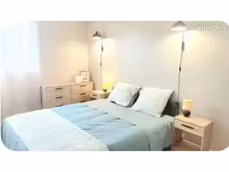 charmant t3 meublé de 58 m² à antibes  plage à pied (quartier juan les pins)  bail mobilit