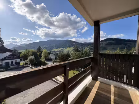 megève rochebrune – à deux pas du téléphérique – 2 pièces avec coin nuit