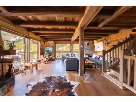 chalet d'exception skis aux pieds