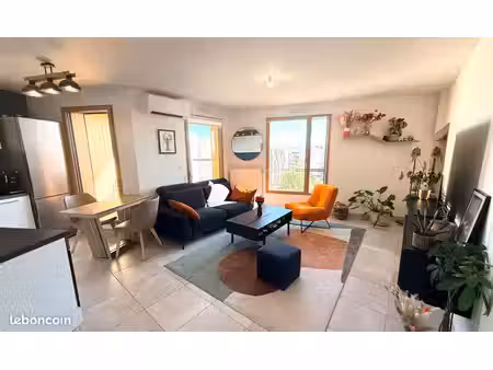 t3 65 m² traversant – loggia sud  clim  garage – lyon 8e monplaisir/grange blanche