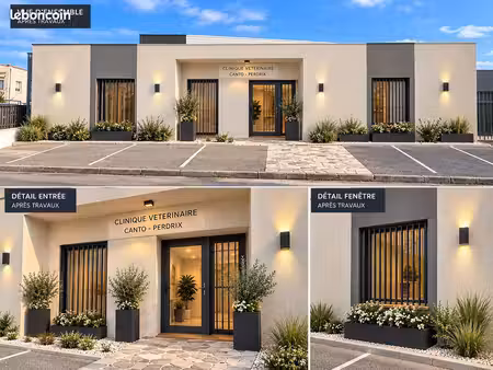 local professionnel 130 m² de plain-pied avec 6 parkings – martigues