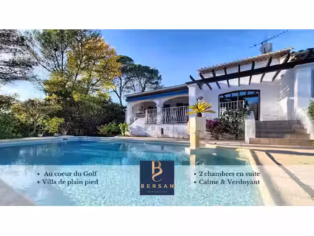 villa plain-pied quartier valescure saint-raphaël  proche des golfs