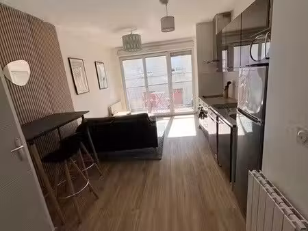 meublé lyon 3e - 2 pièces 39 m² + balcon + box parking