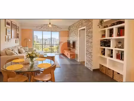 nice st marguerite f3 traversant sud 65m²+ garage 19m²+cave