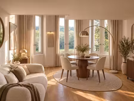 houlgate château de beuzeval duplex lumineux sur golf avec parking