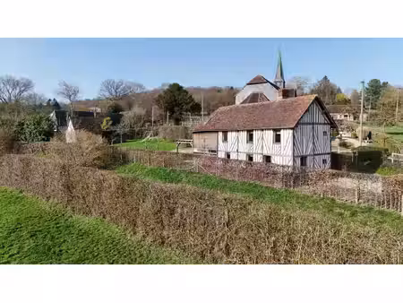 pays d'auge-calvados-st georges en auge-maison traditionnelle augeronne avec dependance