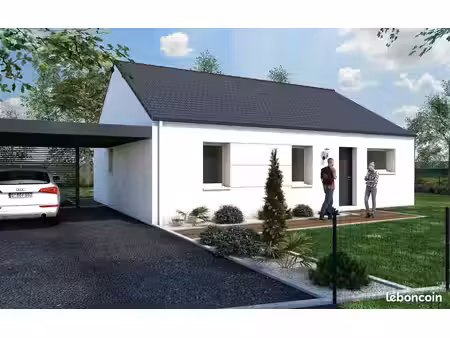 projet de construction d'une maison 84 m² avec terrain à la turballe (44)