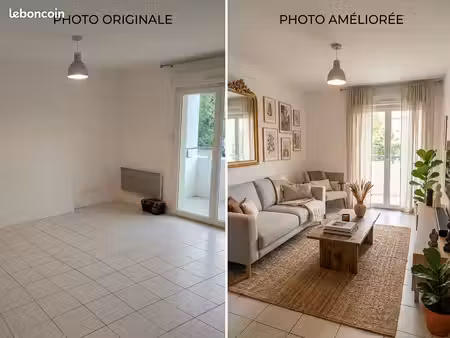 appartement t3 58 m2 + parking privatif au rdc résidence sécurisée
