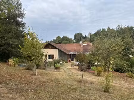maison en pierres restauree avec garage et terrasse couverte sur 2600 m² de jardin