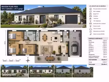 maison neuve 100m²