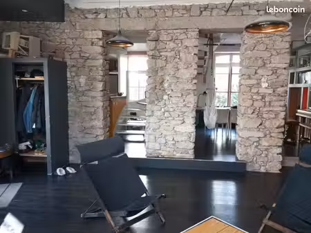 maison en pierre rénovée par architecte – 145 m² – jardin – tram à 1 min