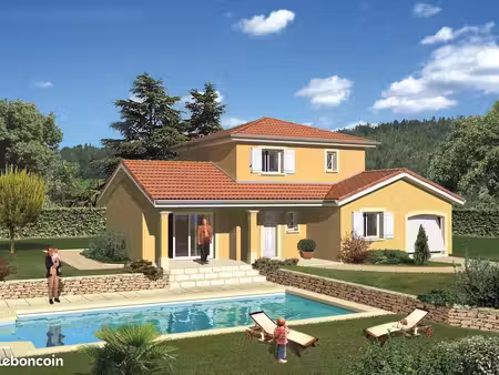 maison 95 m² avec terrain à chalamont (01)