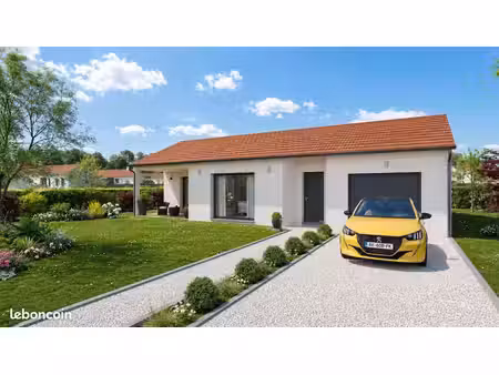 projet de construction d'une maison 99 m² avec terrain à saint-jean-sur-veyle (01)