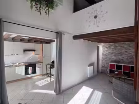 duplex de 59 m²  stationnement et espace extérieur