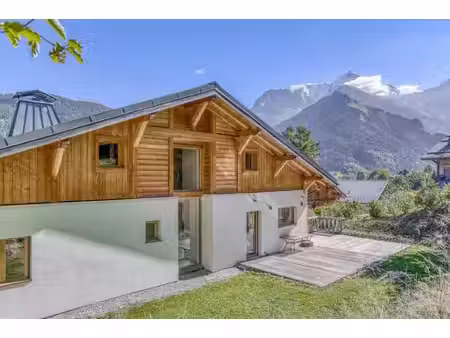chalet - ski in/ski out - vue mont blanc - saint-nicolas de véroce