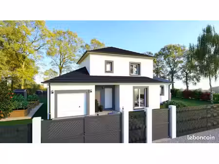 projet de construction d'une maison 124 m² avec terrain à bâgé-dommartin (01)