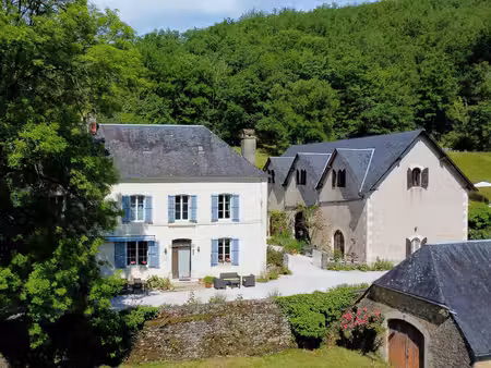 prêt à l'emploi dans la vallée de dordogne: chambres d'hôtes + 5 gîtes + piscine + grande.