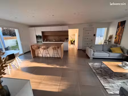 maison de plain pied 119 m²  4 chambres  saint-herblain bourg