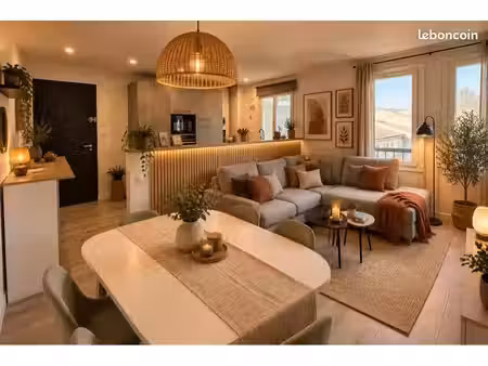 à vendre – t2 meublé rénové de 37 34 m² – cogolin