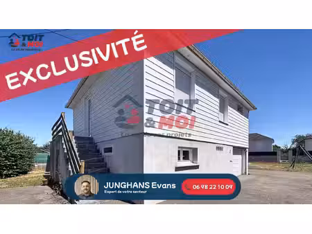 maison sur sous-sol - 3 chambres - terrasse - piscine