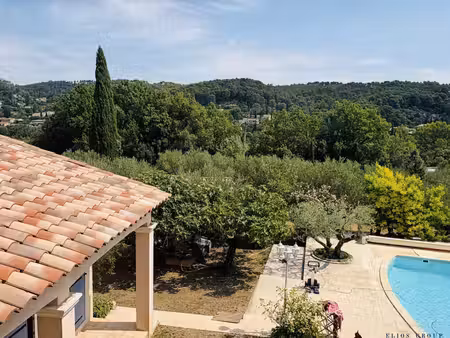 maison avec garage et piscine chauffée accés village à pieds
