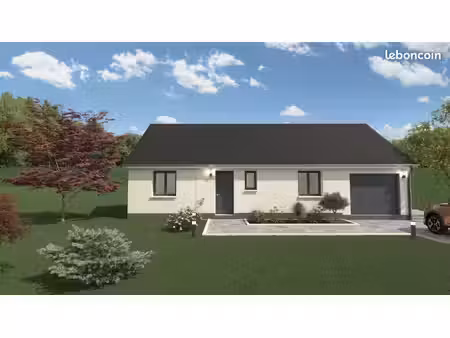 projet de construction d'une maison 76 m² avec terrain à emanville (76)