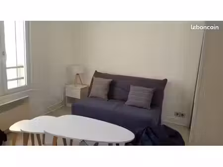 loue studio meublé 24m² à la garenne-colombes (92) - 5min de la défense