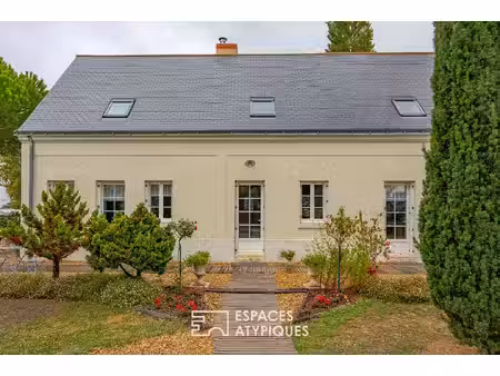 longère rénovée en bord de loire