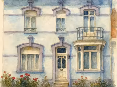 rare ensemble immobilier : maison de maître + maison attenante