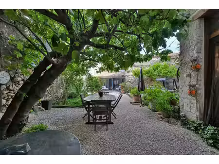 maison de village de caractère : voûtes  jardin intimiste et grange à aménager à baillargu
