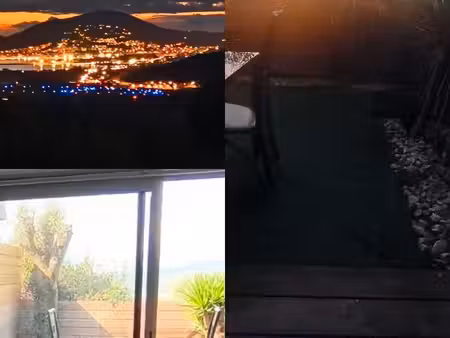location climatisée t2 à l'année vue panoramique
