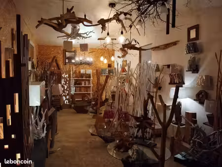 liquidation stock boutique de décoration style bois flotté