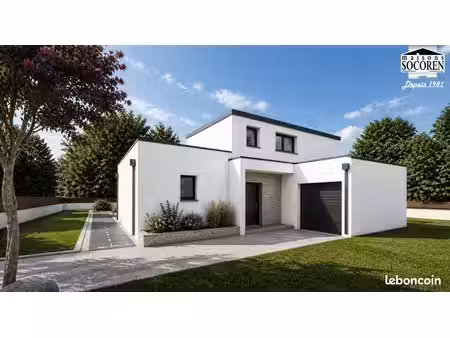 projet de construction d'une maison 144 m² avec terrain à hennebont (56)