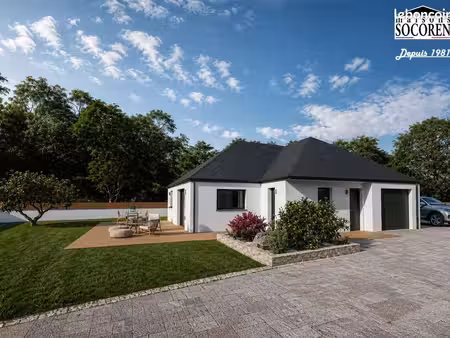 projet de construction d'une maison 92 m² avec terrain à hennebont (56)