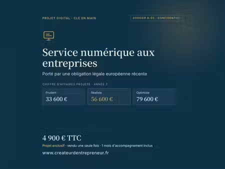 projet entreprise clé en main – service web b2b